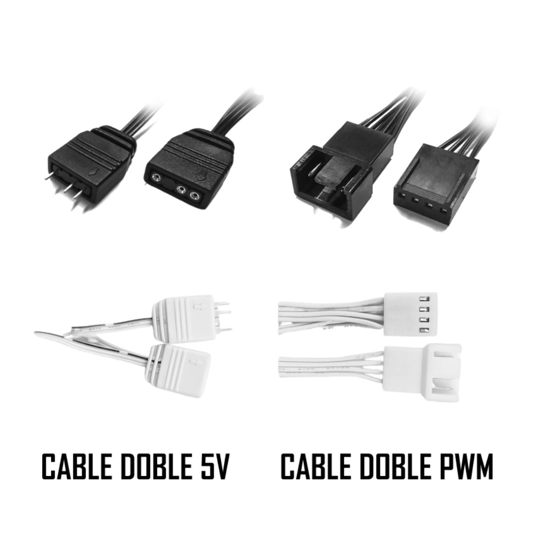 Fan Noxi Gaming Ifrit Reverso Black - Pwm - 3pin Argb