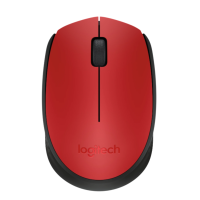 MOUSE LOGITECH M170 INALAMBRICO ROJO