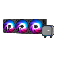 WATER COOLER MSI MAG CORELIQUID A13 360 BLACK