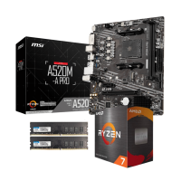COMBO ACTUALIZACION AMD RYZEN 7 5700G  A520  32 GB