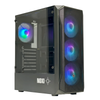 GABINETE NOXI GAMING HIKA + X4 FAN RGB
