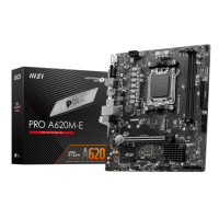 MOTHER MSI PRO A620M-E AM5 DDR5