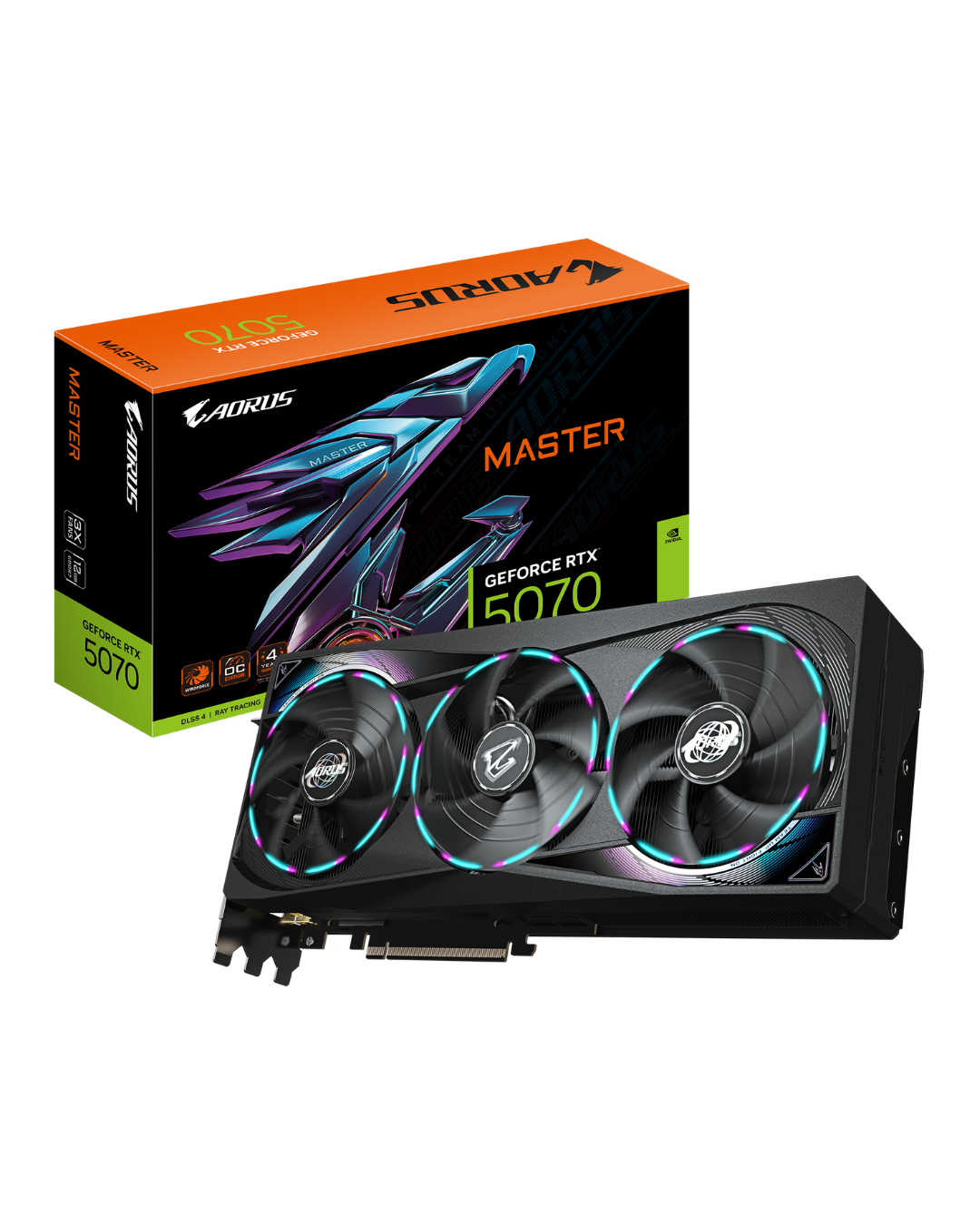 PLACA DE VIDEO GIGABYTE RTX 5070 MASTER 12GB