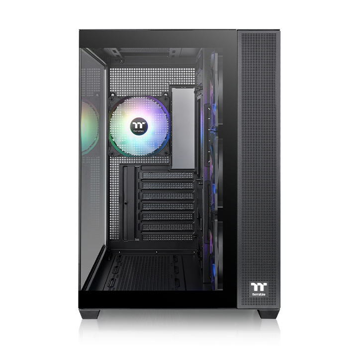 GABINETE THERMALTAKE VIEW 380 PLUS TG ARGB BLACK TEMPERED GLASS
