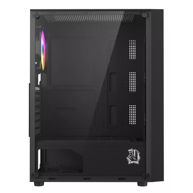GABINETE GAMER RAPTOR VORTEX RGB FAN X1