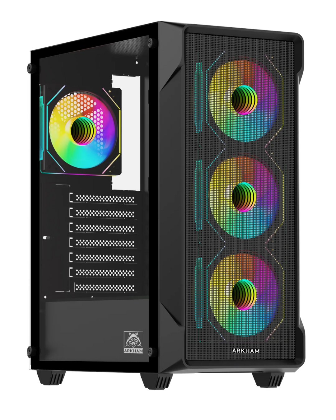 GABINETE GAMER ARKHAM VORUS FAN ARGB X4