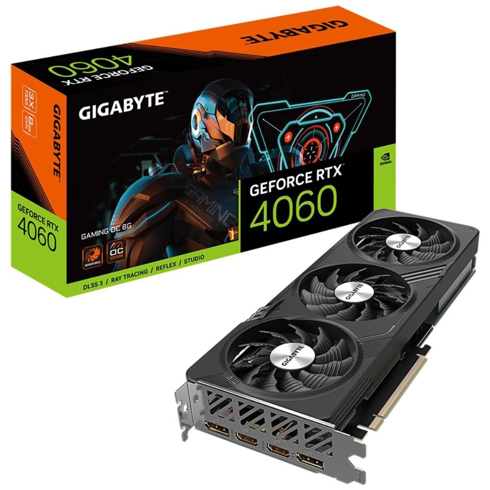 PLACA DE VIDEO GIGABYTE RTX 4060 GAMING OC 8GB