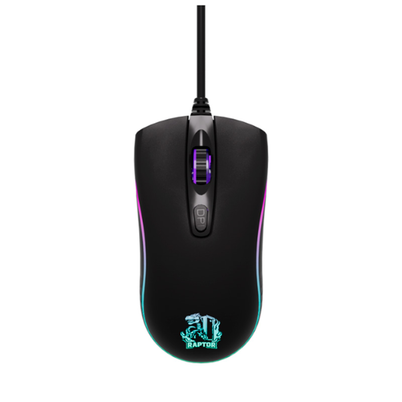 MOUSE GAMER RAPTOR STORM GRIP 3600DPI RGB