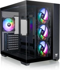 GABINETE THERMALTAKE VIEW 380 PLUS TG ARGB BLACK TEMPERED GLASS