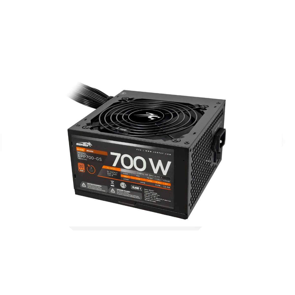 FUENTE SENTEY 700W 80 PLUS BRONZE