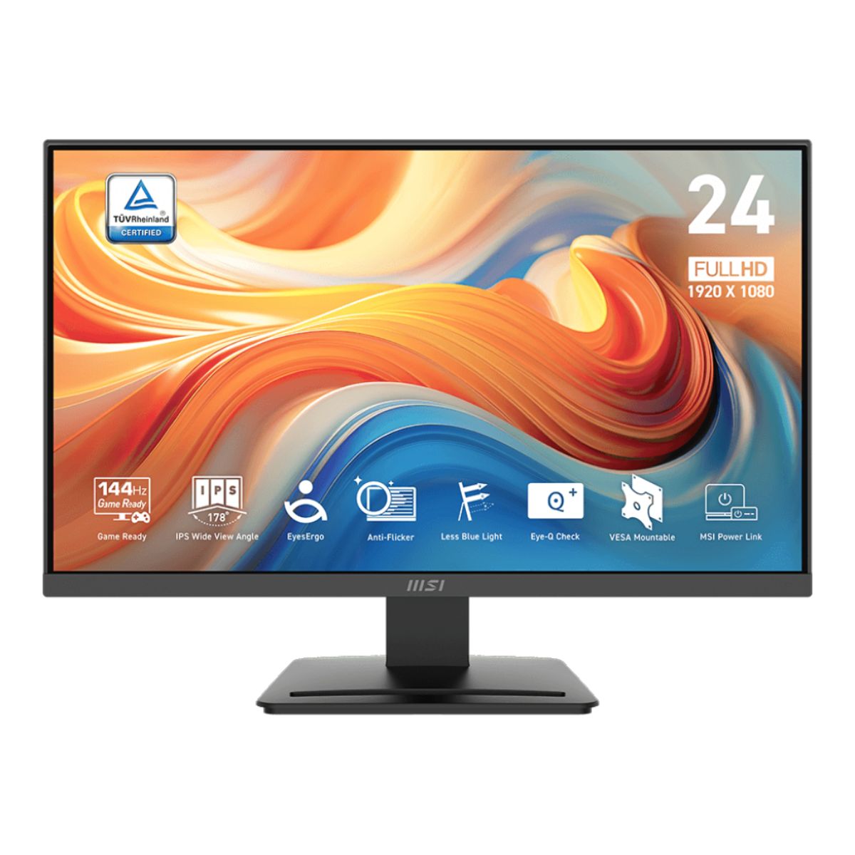 MONITOR 24 MSI PRO MP243L E14 FHD 144HZ HDMI VGA