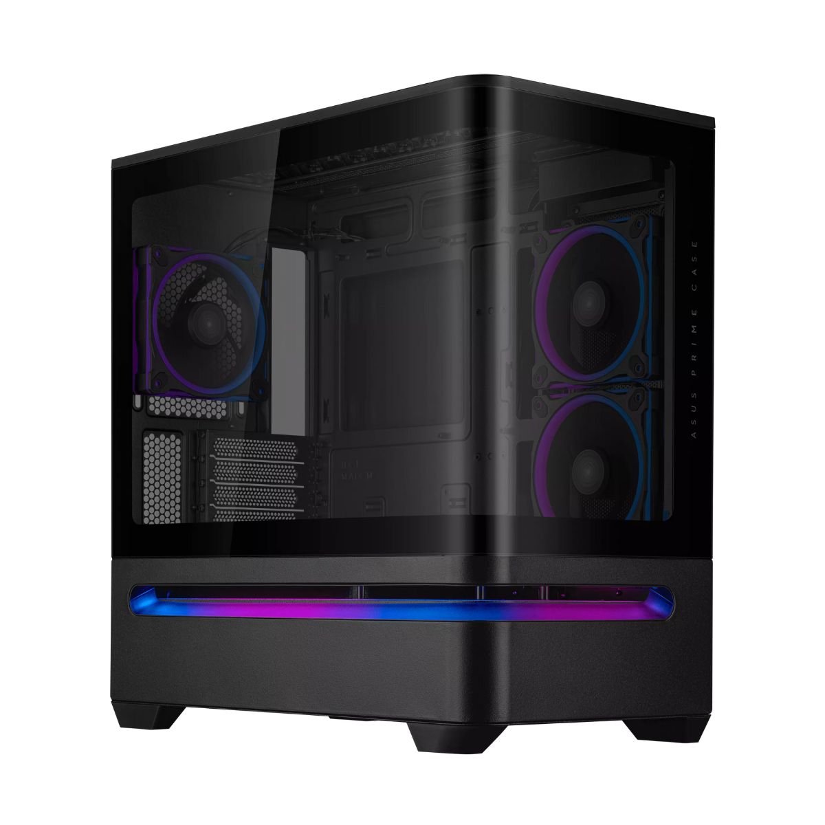 GABINETE ASUS PRIME AP202 TG ARGB BLACK V TEMPLADO