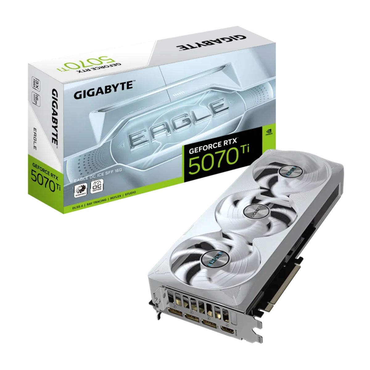 PLACA DE VIDEO RTX 5070 TI 16GB GIGABYTE EAGLE OC ICE SFF