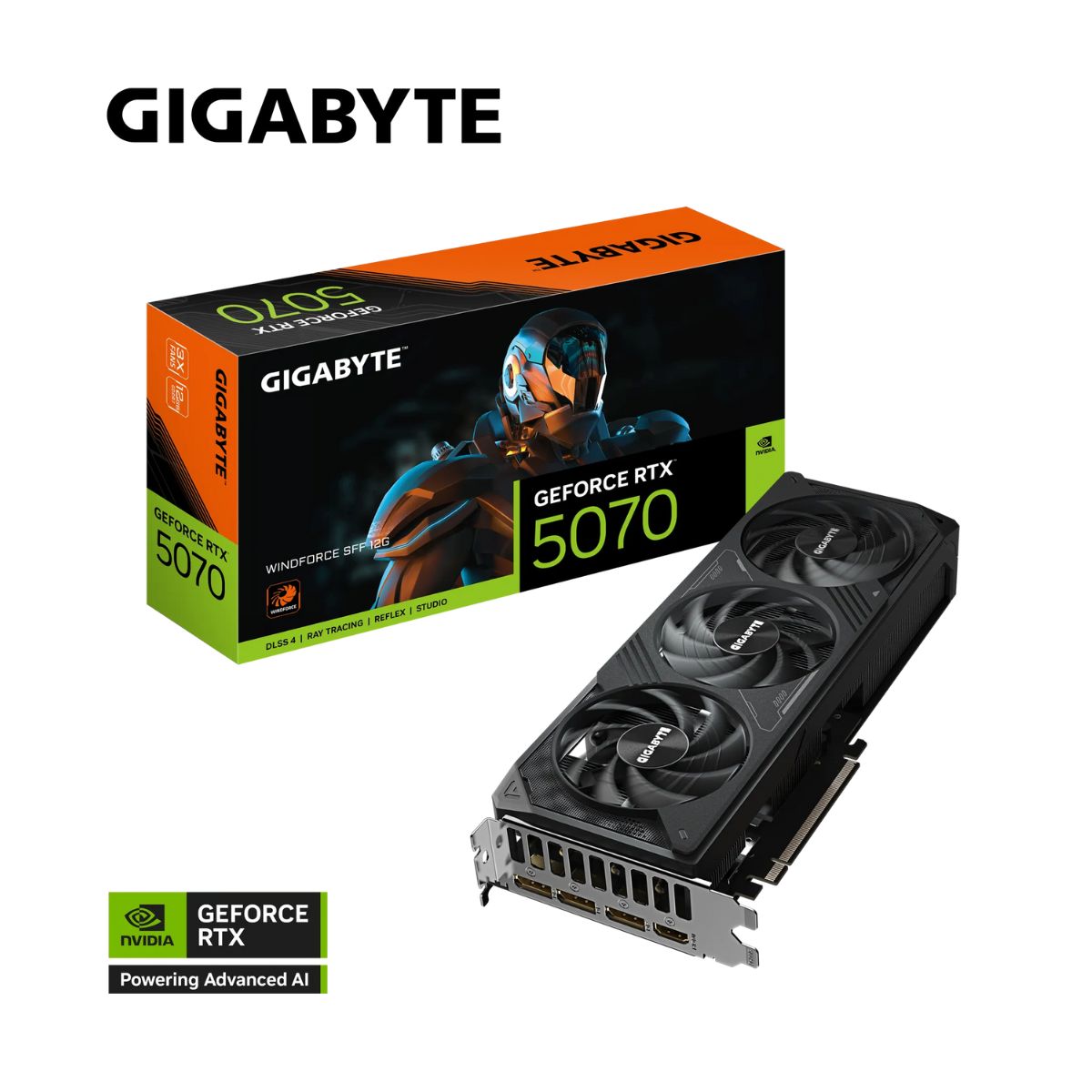 PLACA DE VIDEO GIGABYTE RTX 5070 WF3 12GB