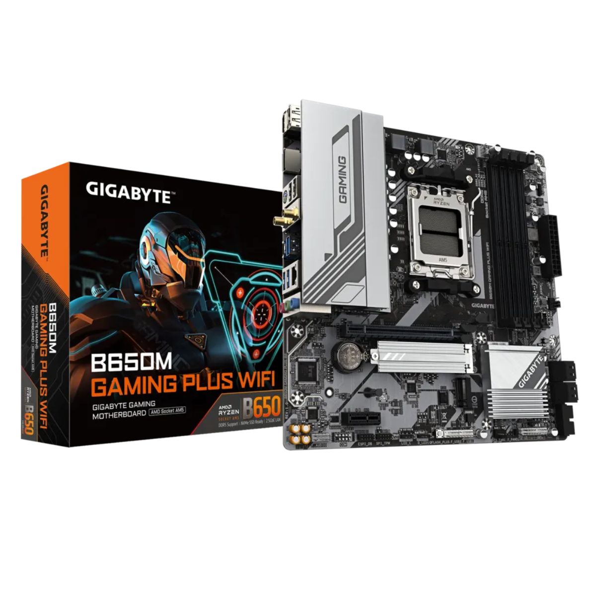 MOTHERBOARD GIGABYTE AM5 B650M GAMING PLUS WIFI DDR5