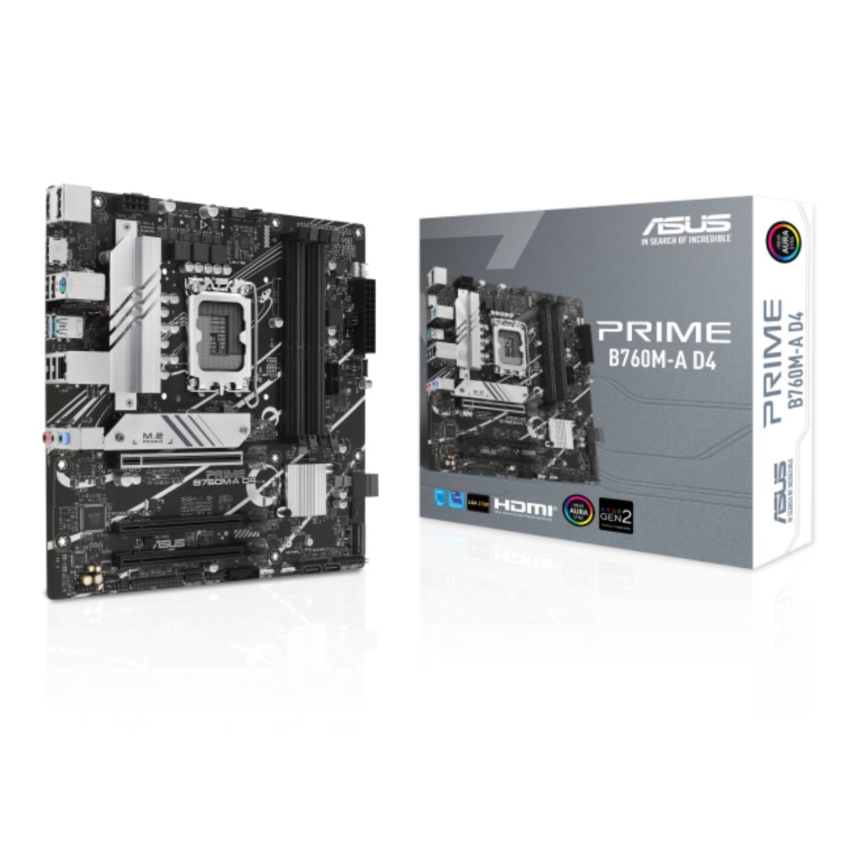 MOTHERBOARD ASUS S1700 PRIME B760M-A D4-CSM DDR4 M-ATX