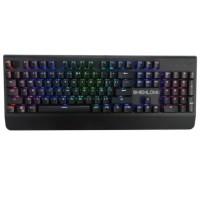 TECLADO MECANICO SHENLONG MK9600SB 105 TECLAS ESPAÑOL, SWITCH BLUE