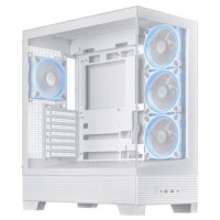 GABINETE ASUS A31 PLUS TG ARGB WHITE V TEMPLADO