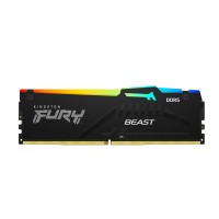 MEMORIA RAM DDR5 16GB KINGSTON 6000MHZ FURY BEAST BLACK RGB