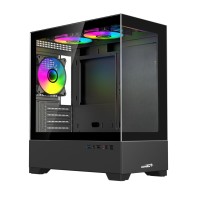 GABINETE SENTEY H30 BLACK 3 FANS ARGB