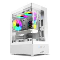 GABINETE SENTEY H10 WHITE - INCLUYE 5 FANS ARGB