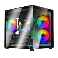 GABINETE SENTEY A8 BLACK - INCLUYE 5 FANS F-RGB