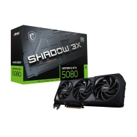 PLACA DE VIDEO RTX 5080 16GB MSI SHADOW 3X OC GDDR7