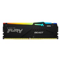 MEMORIA RAM DDR5 16GB 6400MHZ CL32 KINGSTON FURY BEAST BLACK RGB