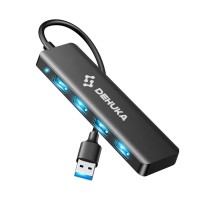 HUB USB 4 PUERTOS USB 3.0 MULTIPLICADOR DEHUKA