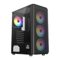 GABINETE ARKHAM MEL 4*FAN ARGB ATX