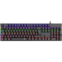 TECLADO MECANICO T-DAGGER T-TGK310-RD NAXOS RAINBOW RED SWITCH