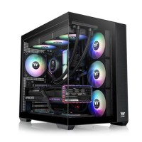 GABINETE THERMALTAKE VIEW 380 TG ARGB BLACK 4*FAN