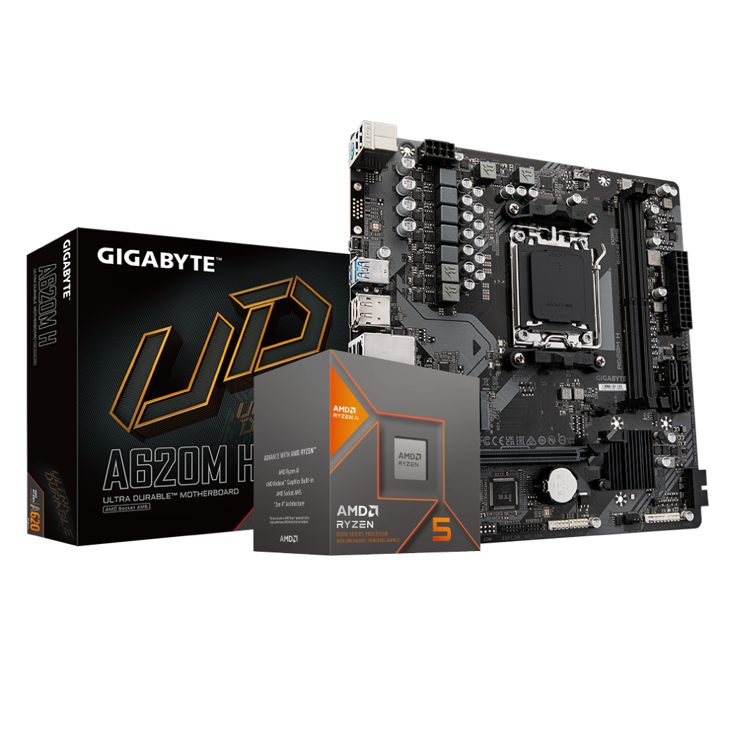 Combo actualización Ryzen 5 8600G + A620M H