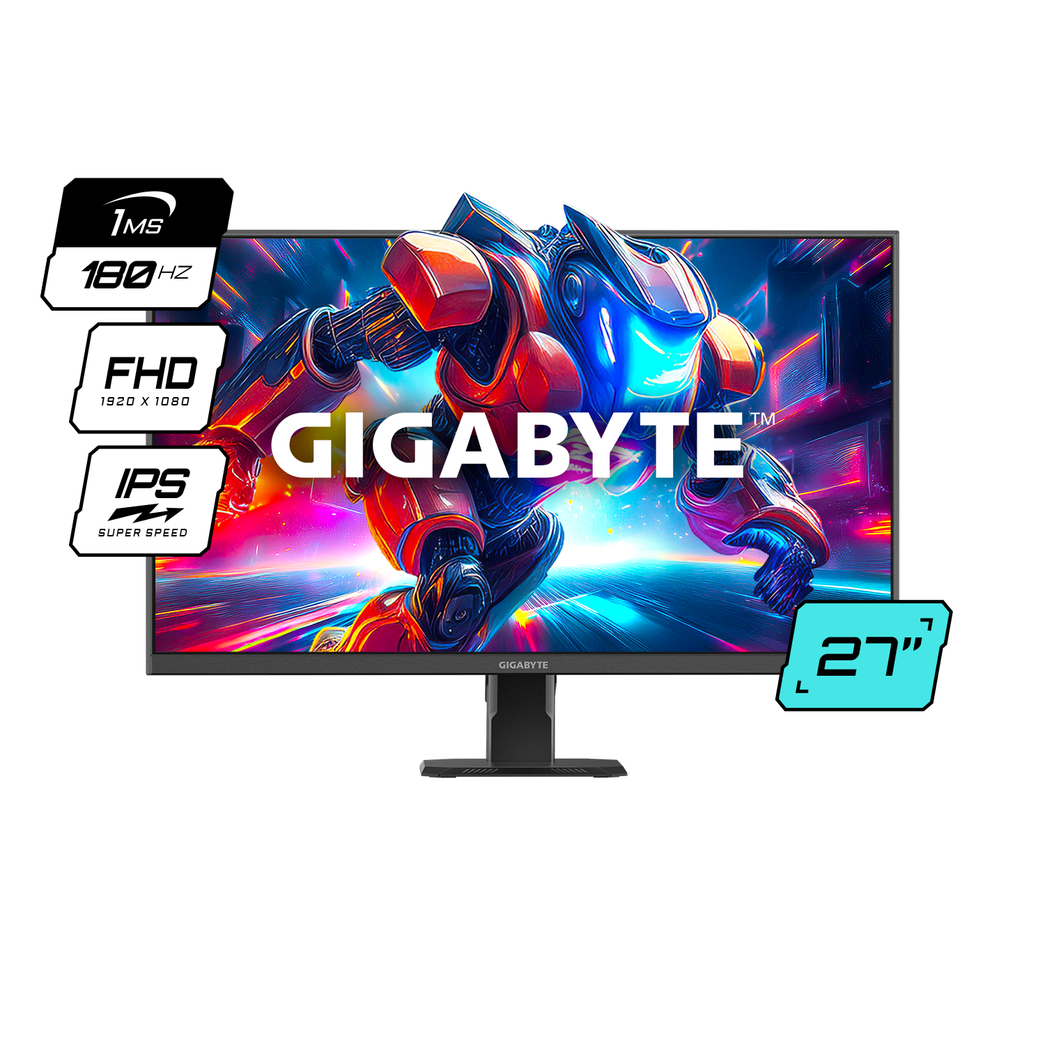 Monitor Gamer Gigabyte 27 GS27FA-SA (144Hz - 180Hz)