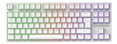 TECLADO MECANICO GAMER SOLARMAX TRI-MODO 80% GMKB88RW TKL ESP WIRELESS + BLUETOOTH