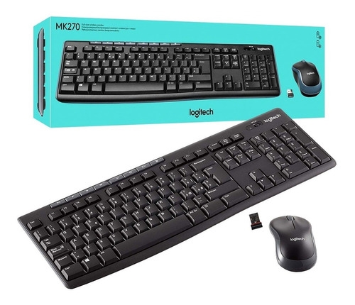COMBO TECLADO Y MOUSE LOGITECH MK270 INALAMBRICO