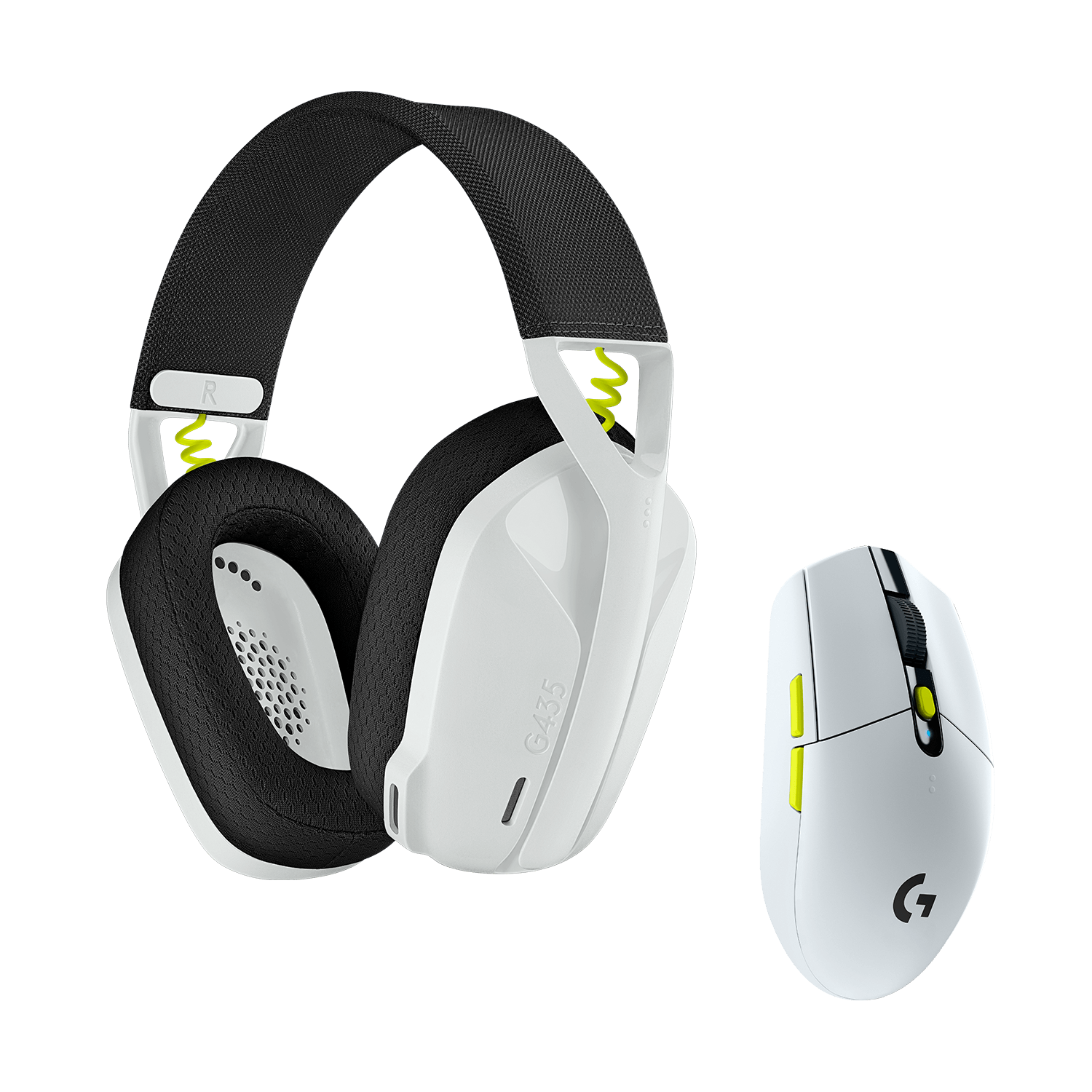 COMBO GAMER LOGITECH AURICULAR G435 + MOUSE G305 SE BLANCO (TODO INALAMBRICO - WIRELESS)