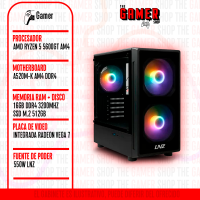 PC GAMER  RYZEN 5 5600GT - RAM 16GB - 512GB M.2  N230 + WINDOWS11