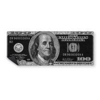 MOUSEPAD DOLLAR B&W 90X40 MPTGS