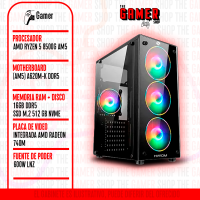 PC GAMER  RYZEN 5 8500G - RAM 16GB DDR5 - 512GB M.2  N270 + WINDOWS11