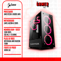 PC GAMER  RYZEN 5 8600G - RAM 16GB DDR5 - 512GB M.2  N280 + WINDOWS11