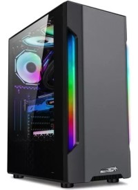 GABINETE SENTEY R20 RGB PANEL TRANSPARENTE S/N COOLERS.