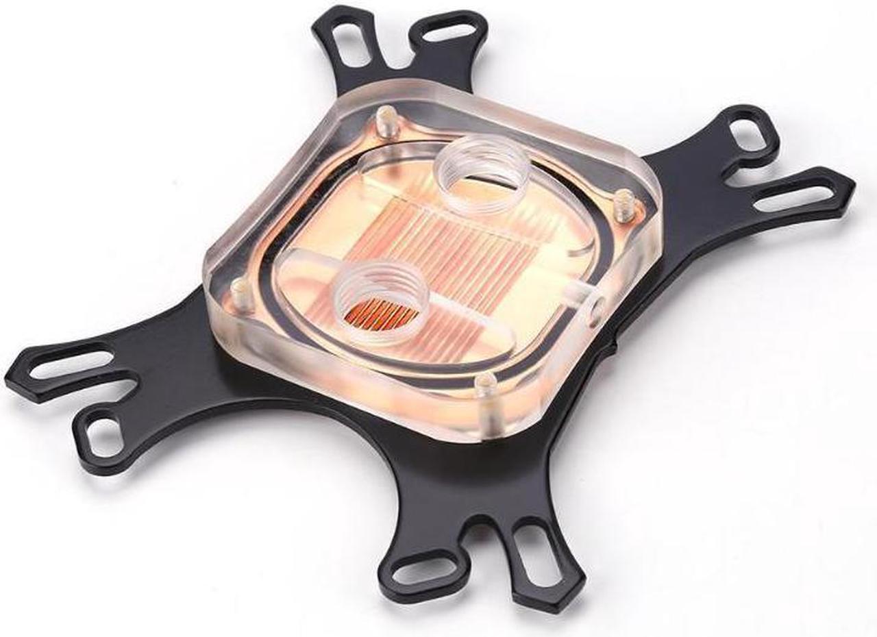 Intel + AMD Water CPU Block Copper Base (Liquid Cooling System)