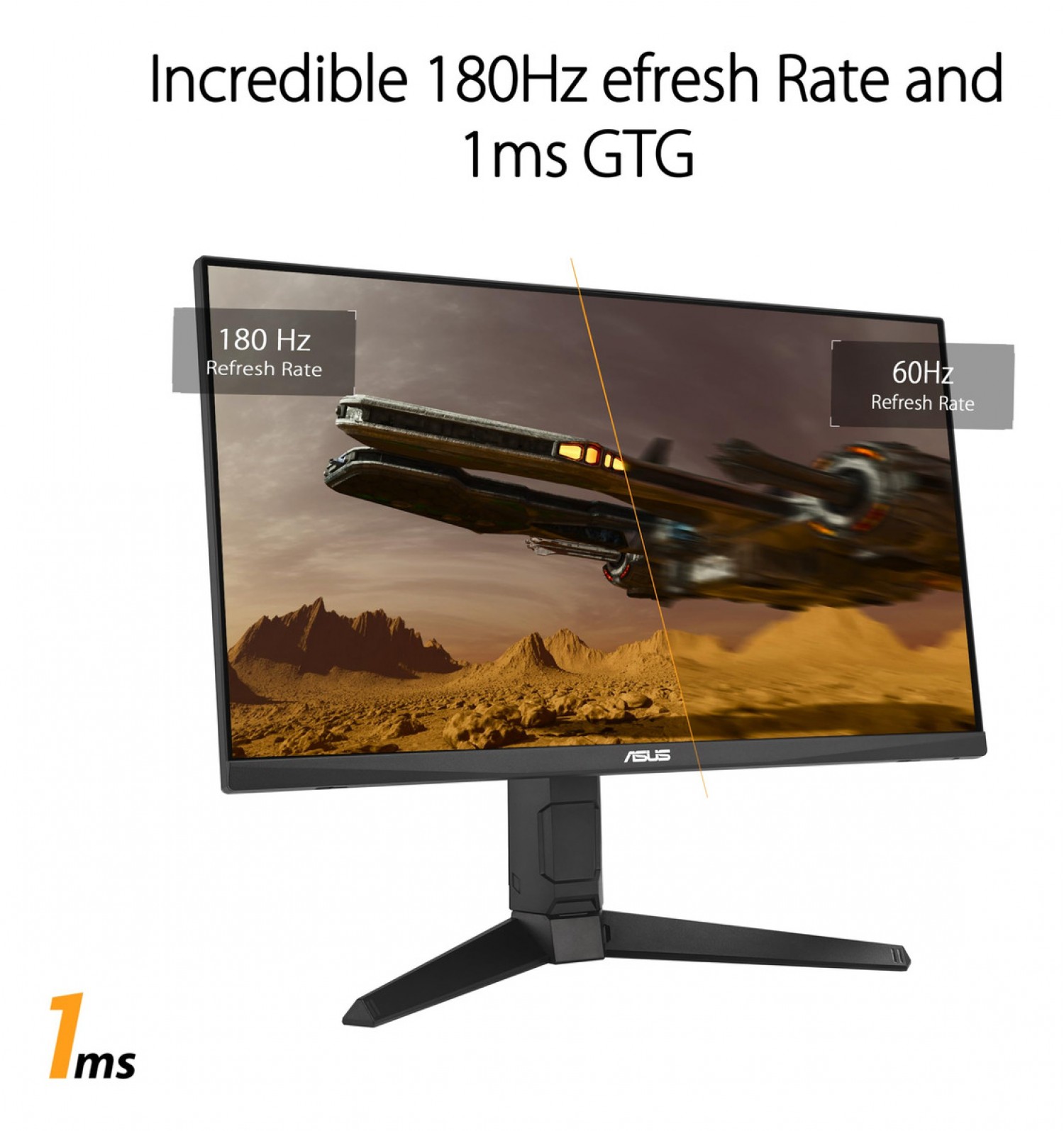 MONITOR 24 ASUS AS VG249QL3A GAMING FHD IPS 180Hz 1ms Altura Ajustable