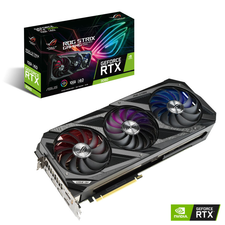 Rtx 3080 Asus Rog Strix 10gb (usada) Cc