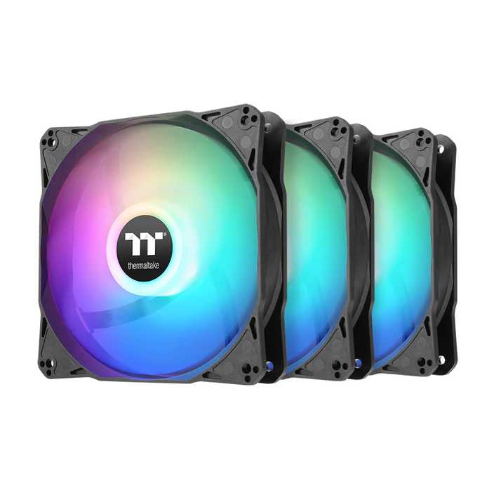 Cooler Fan Thermaltake Le120 Argb X3 Pack Black