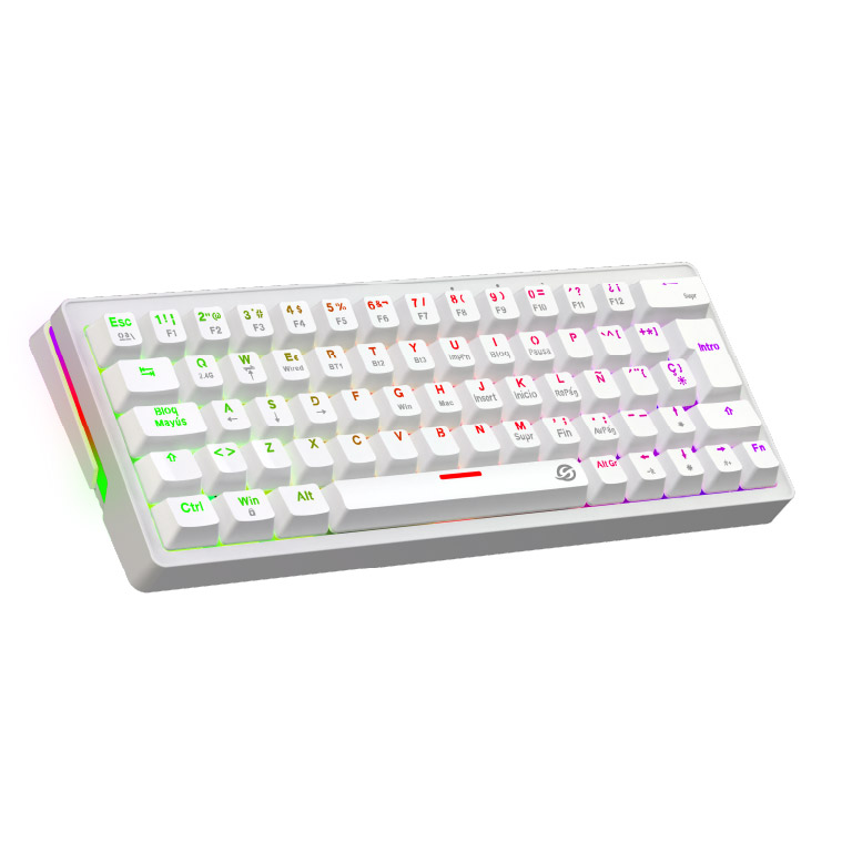 Teclado Mecanico Gamer Solarmax 60 -por-ciento Switch Red Rgb