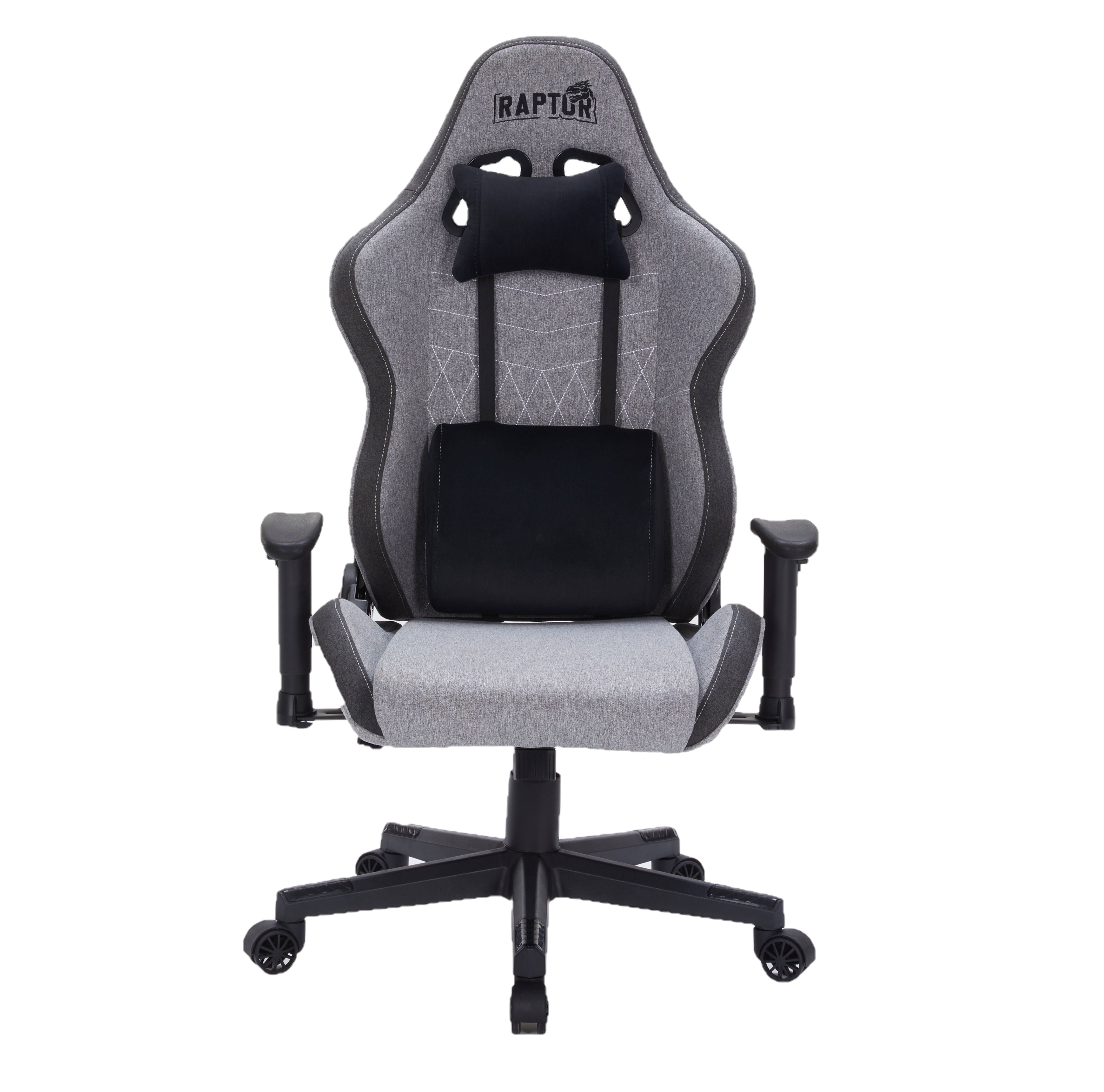 Silla Gamer Raptor Throne R1 Tela Gris