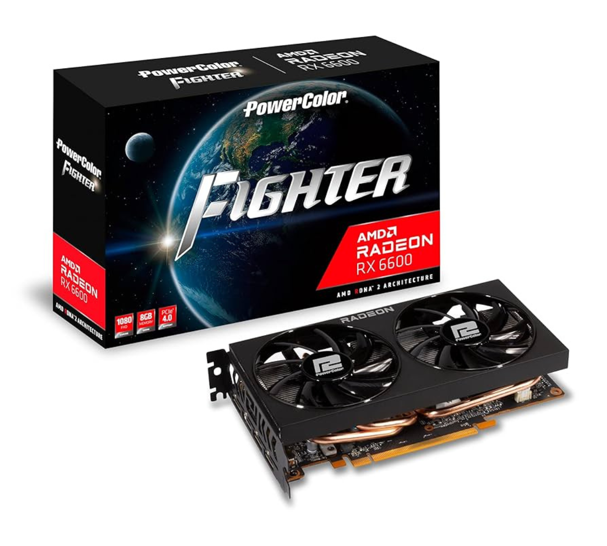Rx 6600 Powercolor 8gb (usada)