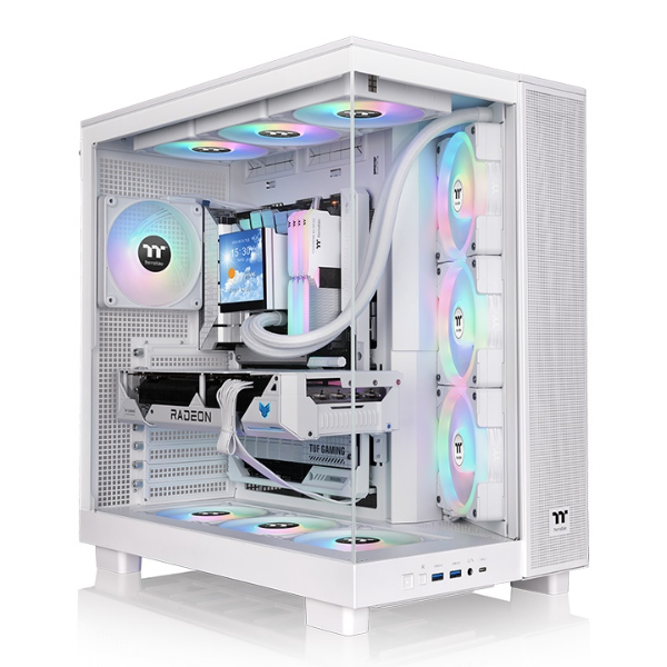 Gabinete Thermaltake View 380 Xl Mid-tower Tg X2 Fan Argb X1 White